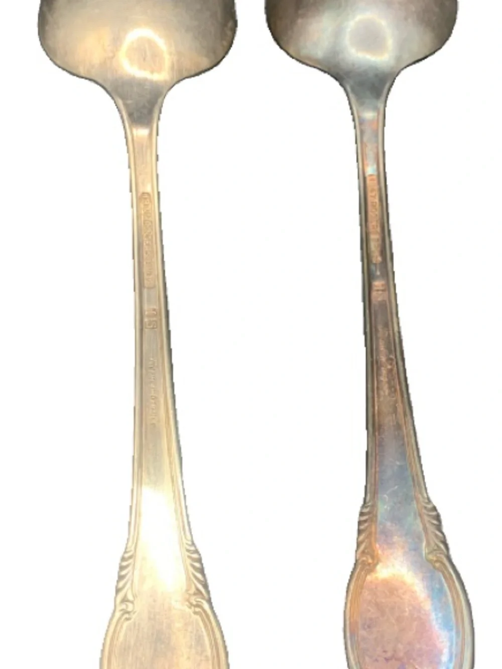 Vintage Rogers Bros 1847 IS Remembrance Pattern Lot of 2 Large Serving Spoons